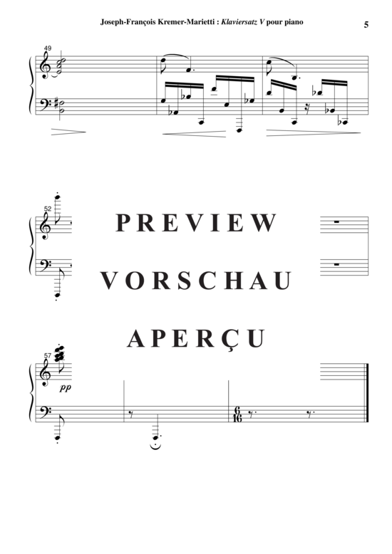Product gallery: Page 6 of 6 Klaviersatz 5 , , Piano Solo