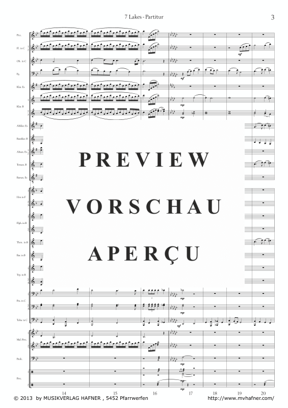 Product gallery: Page 6 of 11 7 Lakes, , (large wind orchestra)