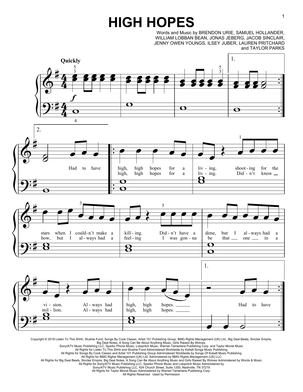 Product picture to: High Hopes - Panic! At The Disco