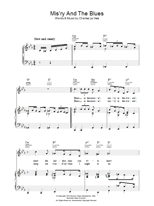 Produktbild zu: Mis'ry And The Blues