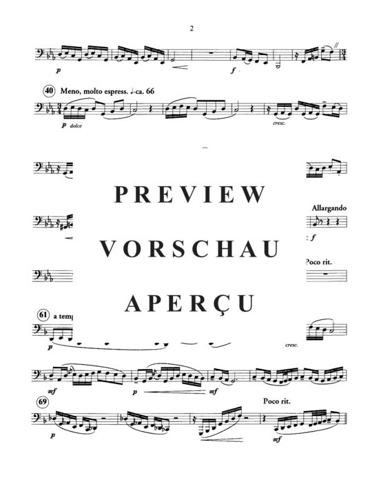Product gallery: Page 10 of 11 Sonata in One Movement , , (tuba + piano)
