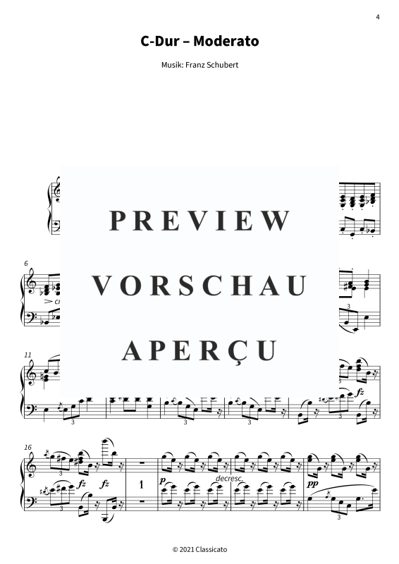 Produktgalerie: Seite 6 von 11 Moments musicaux D 780 (op. 94) - Sechs romantische Charakterstücke für Klavier, , Klavier Solo