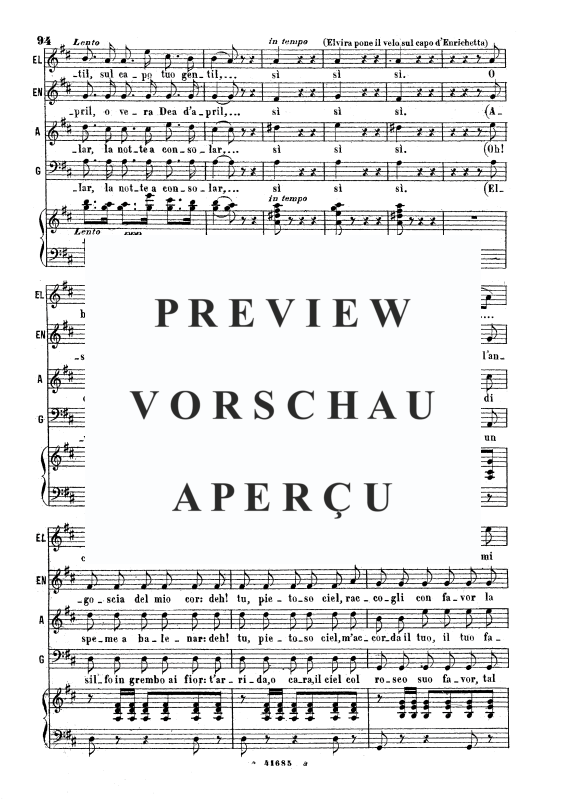 Produktgalerie: Seite 9 von 11 Son vergin vezzosa, , Gesang und Klavier