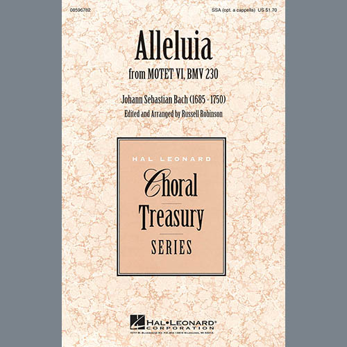Produktbild zu: Alleluia (from Motet VI, BWV 230)