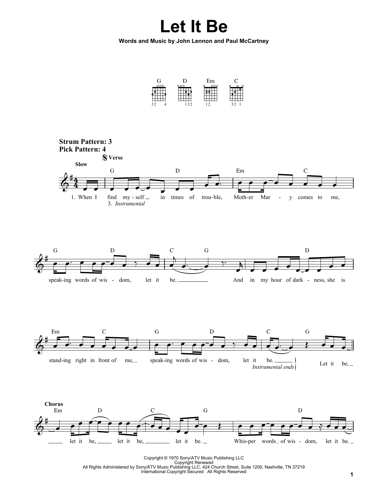 Product gallery: Page 1 of 1 Let It Be, The Beatles
