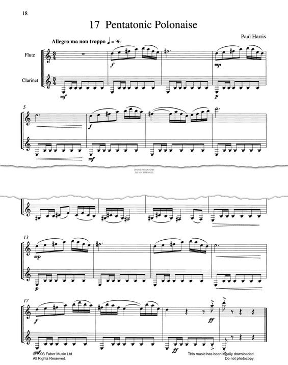 Product gallery: Page 1 of 1 Pentatonic Polonaise, Paul Harris
