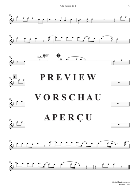 Product gallery: Page 10 of 21 Shalala Lala (Saxophon Trio AAA(T) , Vengaboys,  + piano)