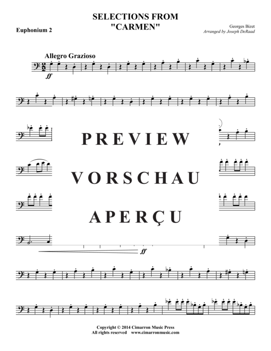gallery: Selections aus Carmen , , (2x Bariton, 2x Tuba)