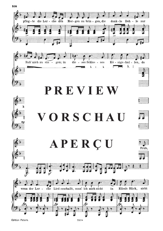 gallery: Lied des gefangenen Jägers D.843 , , (Gesang mittel + Klavier)