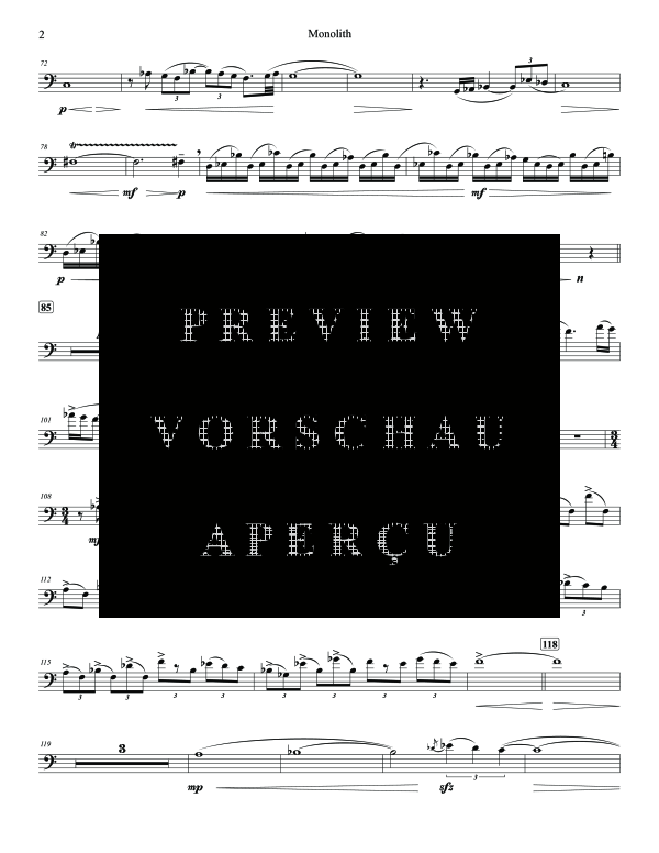 Product gallery: Page 6 of 8 Monolith, , (Euphonium Solo Backing Track)