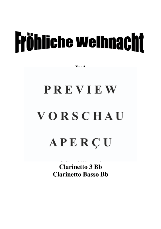 gallery: Fröhliche Weihnacht, , Klarinettenquartett