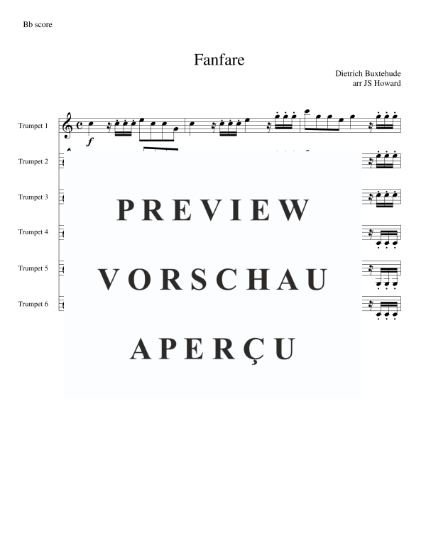 Produktgalerie: Seite 3 von 10 Fanfare, , Trompeten Sextett