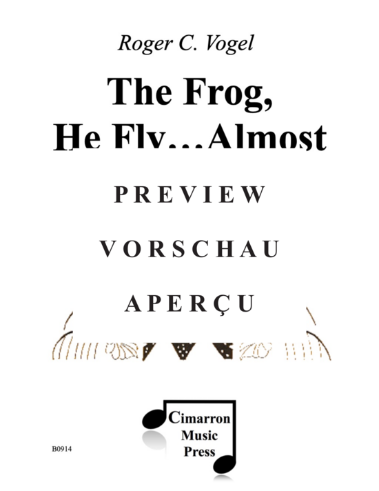Product gallery: Page 2 of 17 The Frog He Fly, Almost? , , (High voice and flute)