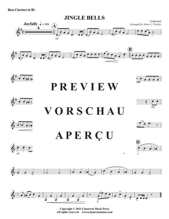 Produktgalerie: Seite 5 von 9 Jingle Bells , , (Klarinetten-Chor)