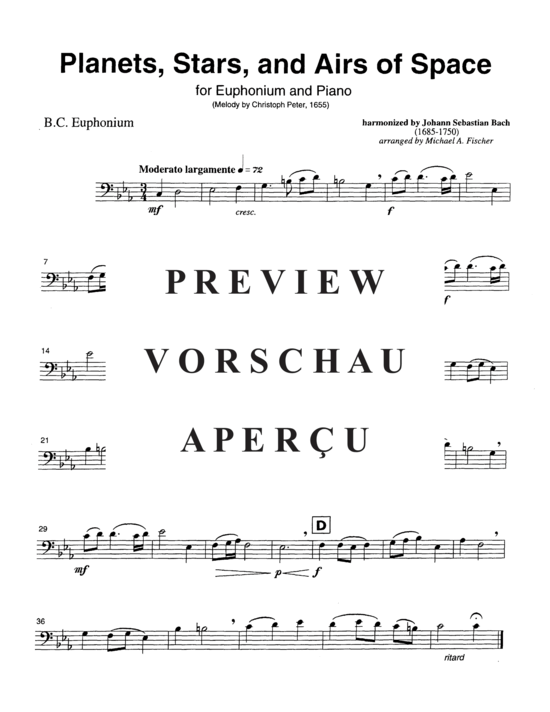 Product gallery: Page 7 of 8 Planets, Stars and Airs of Space , , (euphonium + piano)