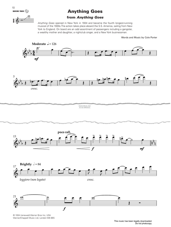 Product gallery: Page 1 of 1 Anything Goes, Cole Porter