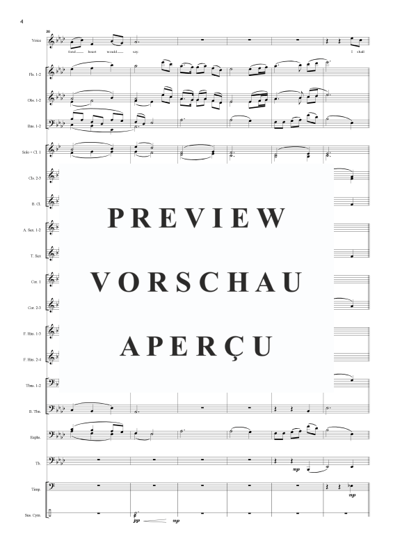 Produktgalerie: Seite 7 von 11 The Lark in the clear air, , Solo Gesang und Concert Band