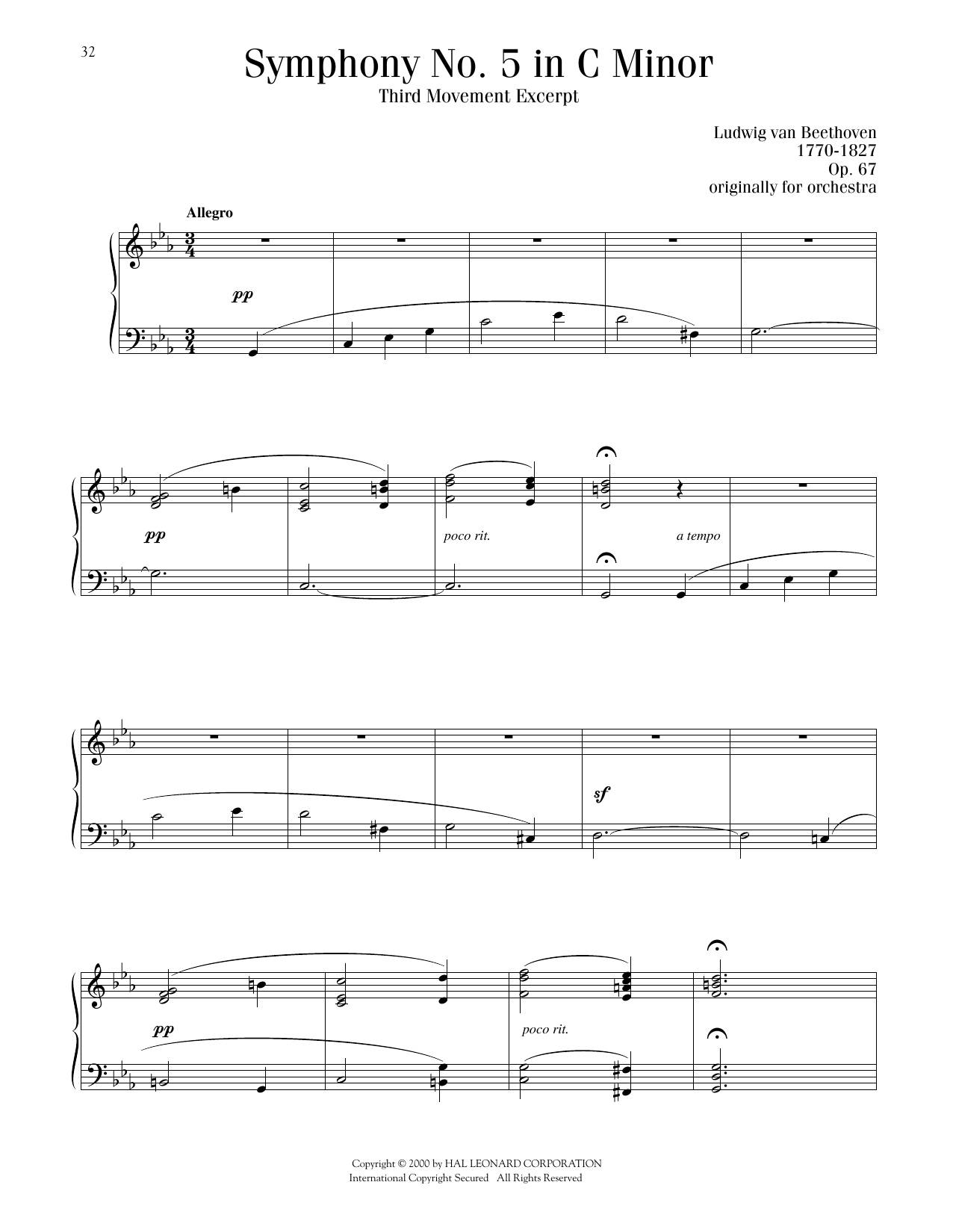 Produktbild zu: Symphony No. 5, Third Movement Excerpt