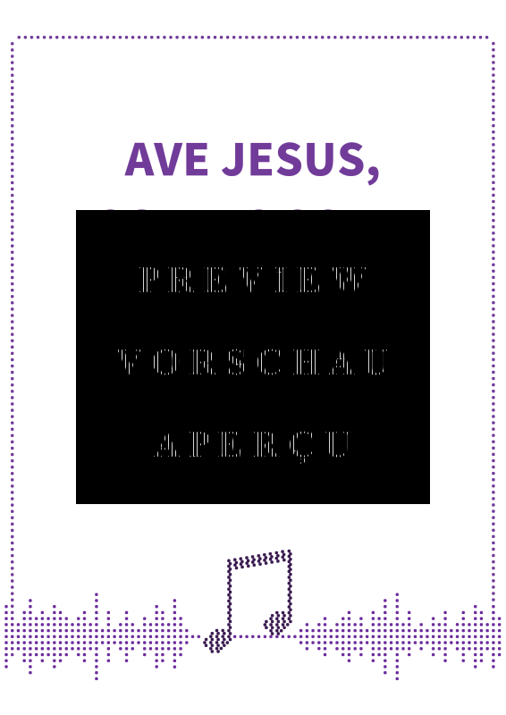 gallery: Ave Jesus, Gottes Sohn, , (Oboe 2 single part)