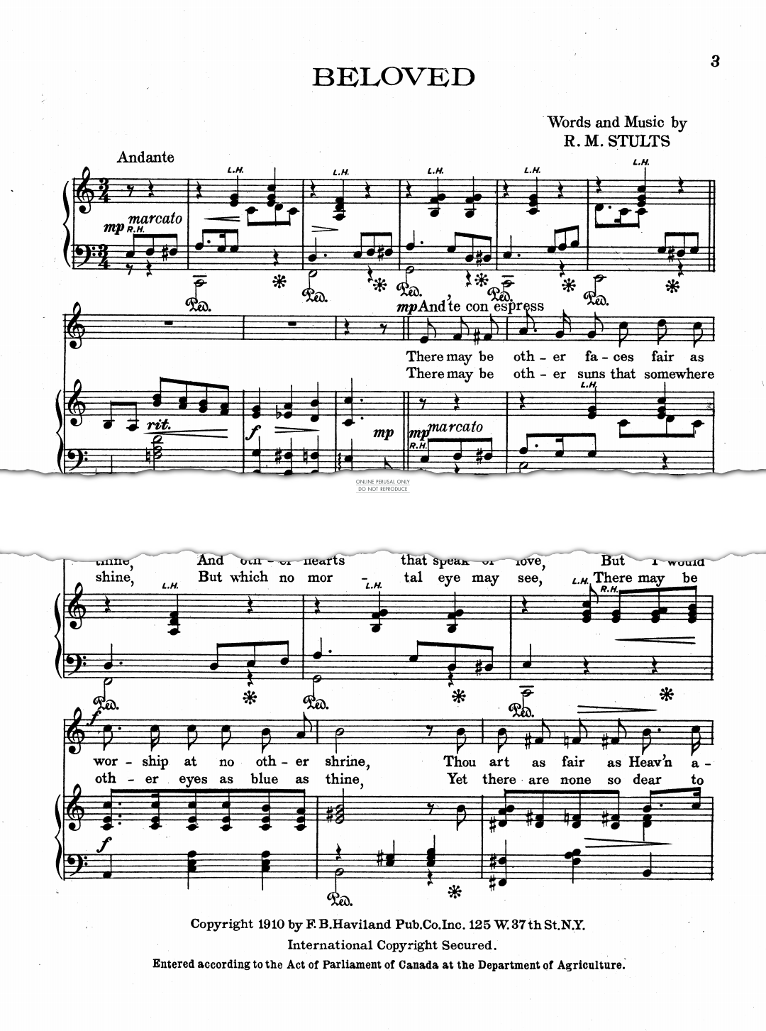 Produktgalerie: Seite 1 von 1 Beloved, R.M. Stults, Gesang, Klavier