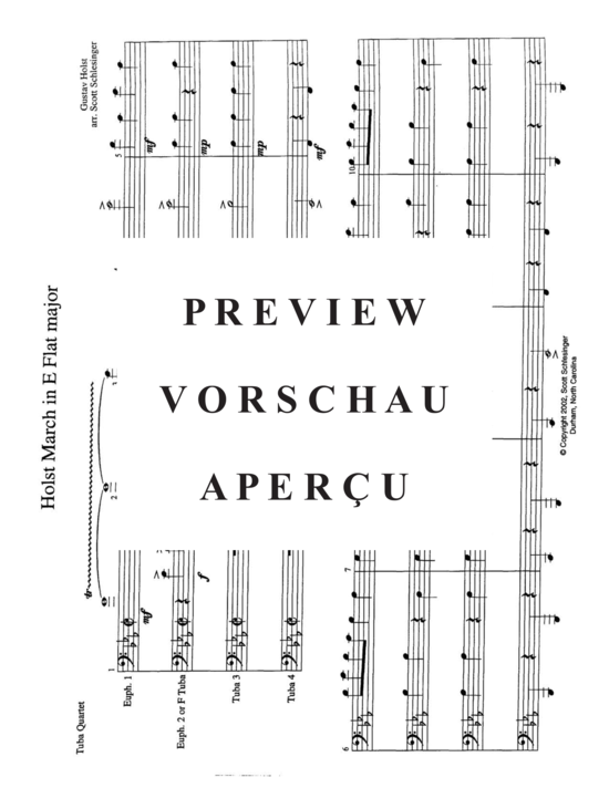 Product gallery: Page 16 of 21 Intermezzo and March from Suite in Eb Major , , (Tuba Quartett EETT)