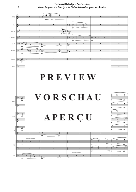 Product gallery: Page 17 of 18 La Passion from Le Martyr de Saint Sebastien , , (orchestra)