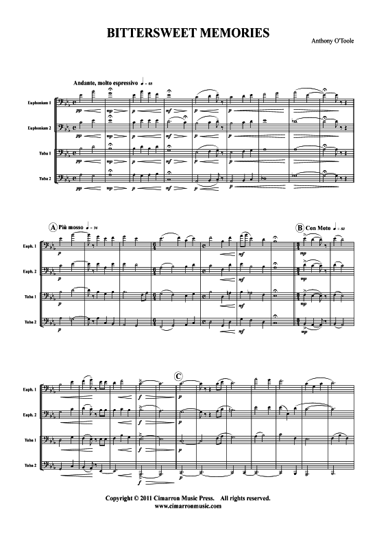 Product picture to: Bittersweet Memories Anthony O'Toole