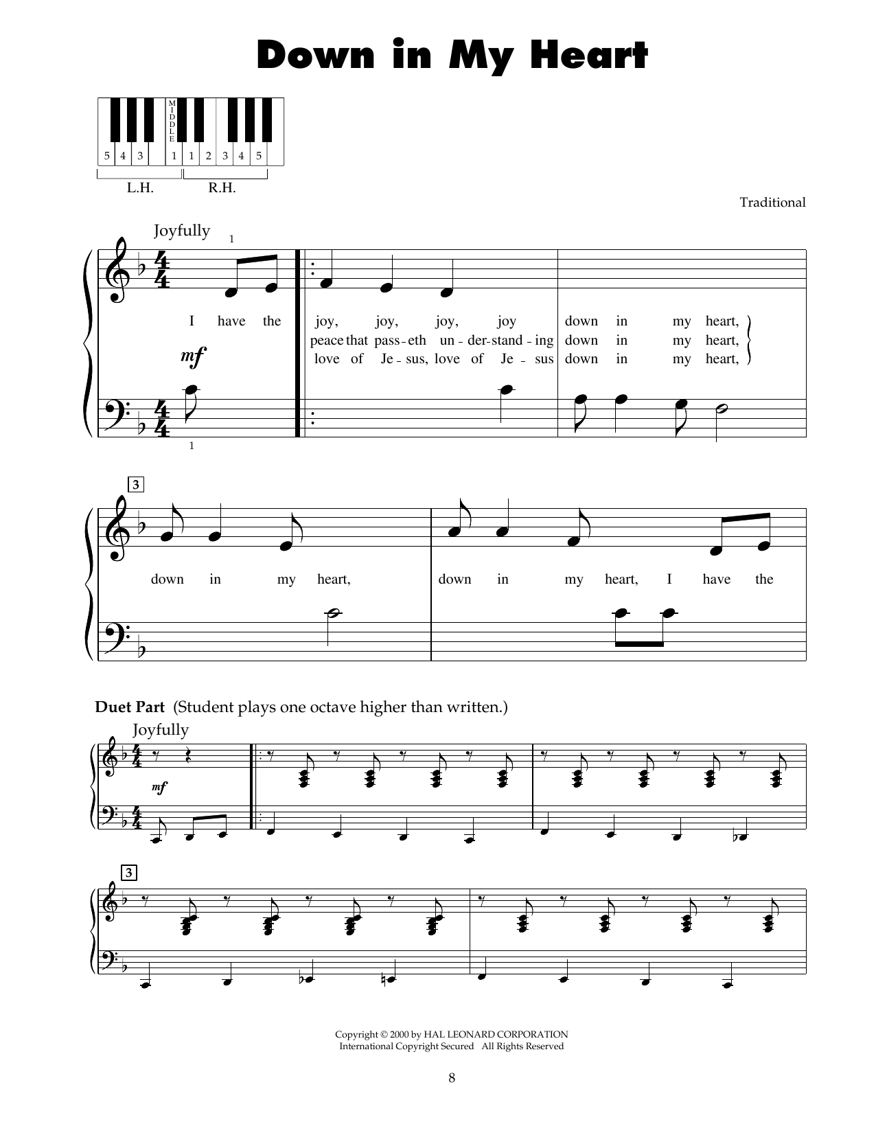 Produktbild zu: Down In My Heart