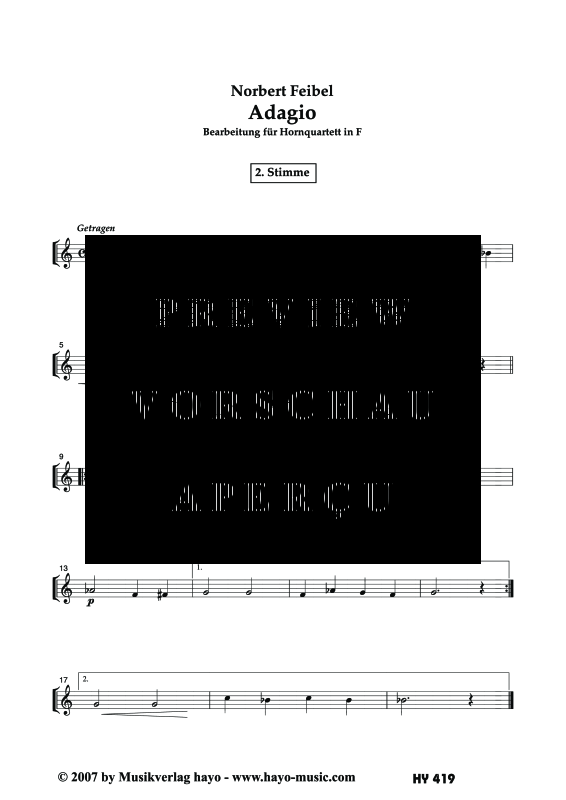 gallery: Adagio, , (Horn Quartett)
