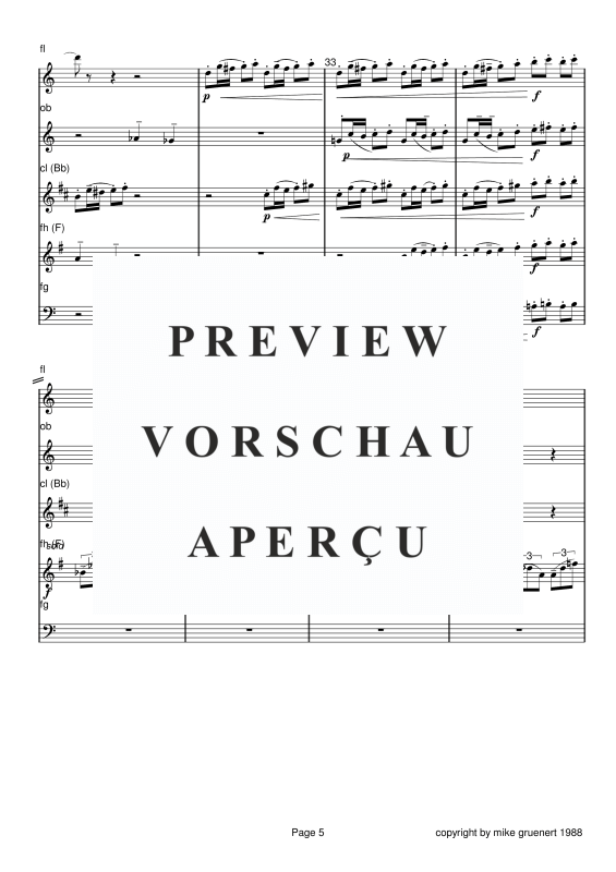 gallery: Sonatine für 5 Bläser, , Holzbläserquintett