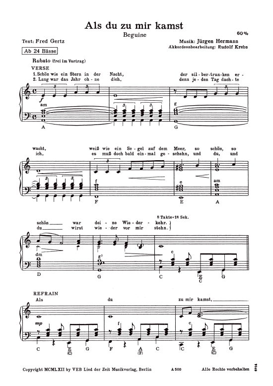 Product picture to: Als du zu mir kamst  