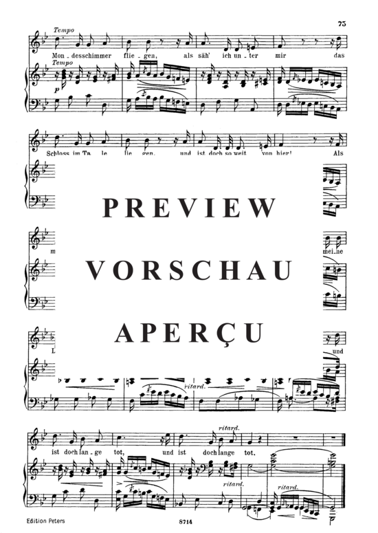 Product gallery: Page 3 of 3 In der Fremde Op.39 No.8, , Medium Voice and Piano