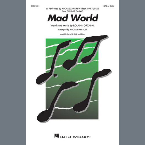cover: Mad World (arr. Roger Emerson), Michael Andrews Feat. Gary Jules, Chor