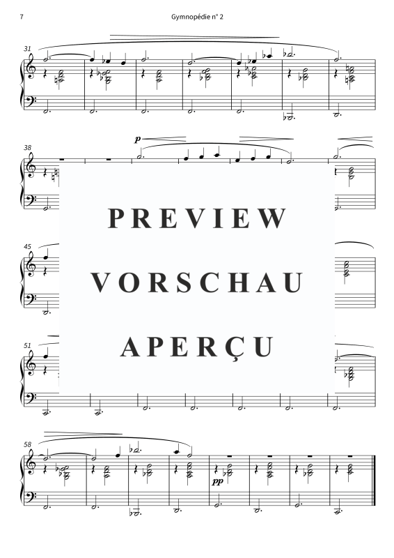 gallery: 3 Gymnopédies, , (piano solo)