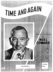 cover: Time And Again, Noel Coward, Gesang, Klavier