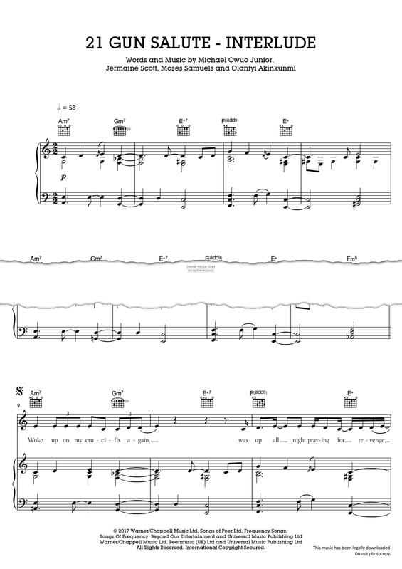Produktbild zu: 21 Gun Salute (Interlude)
