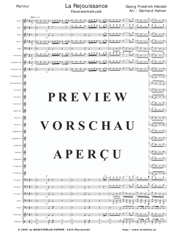 gallery: Feuerwerksmusik - La Réjouissance, , (large wind orchestra)