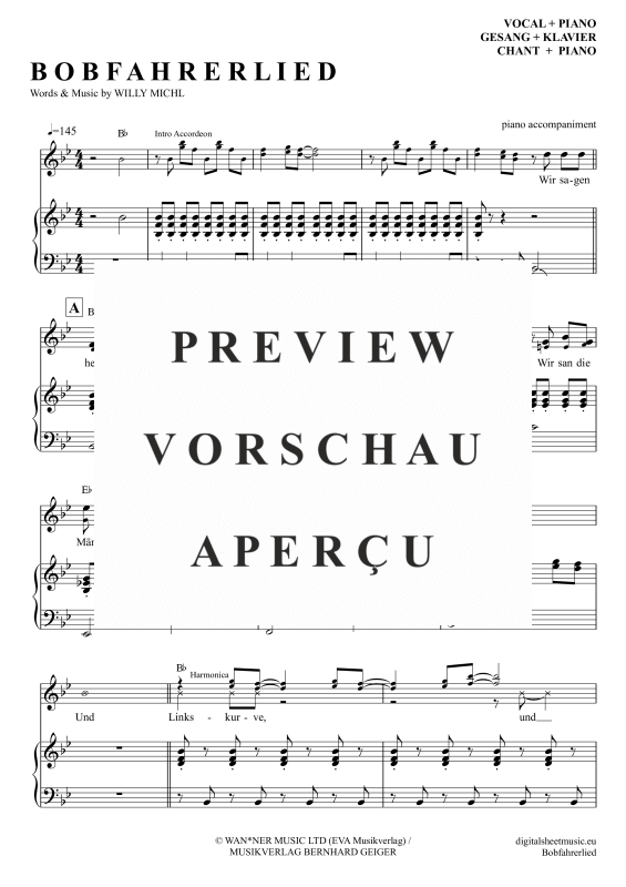 gallery: Bobfahrer-Lied, Buam, Troglauer, Gesang mit Klavierbegleitung
