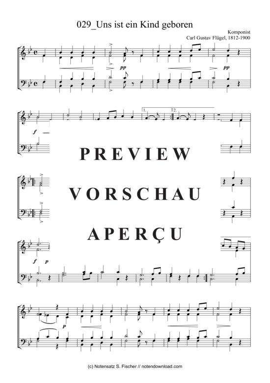 Product gallery: Page 1 of 2 Uns ist ein Kind geboren , , Posaunenchor / German Brass Choir