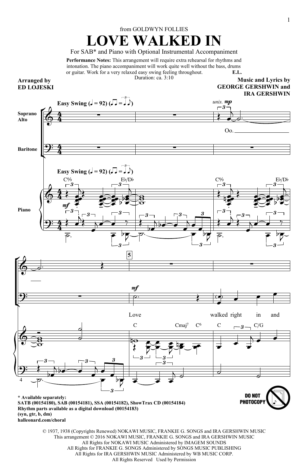 Produktbild zu: Love Walked In