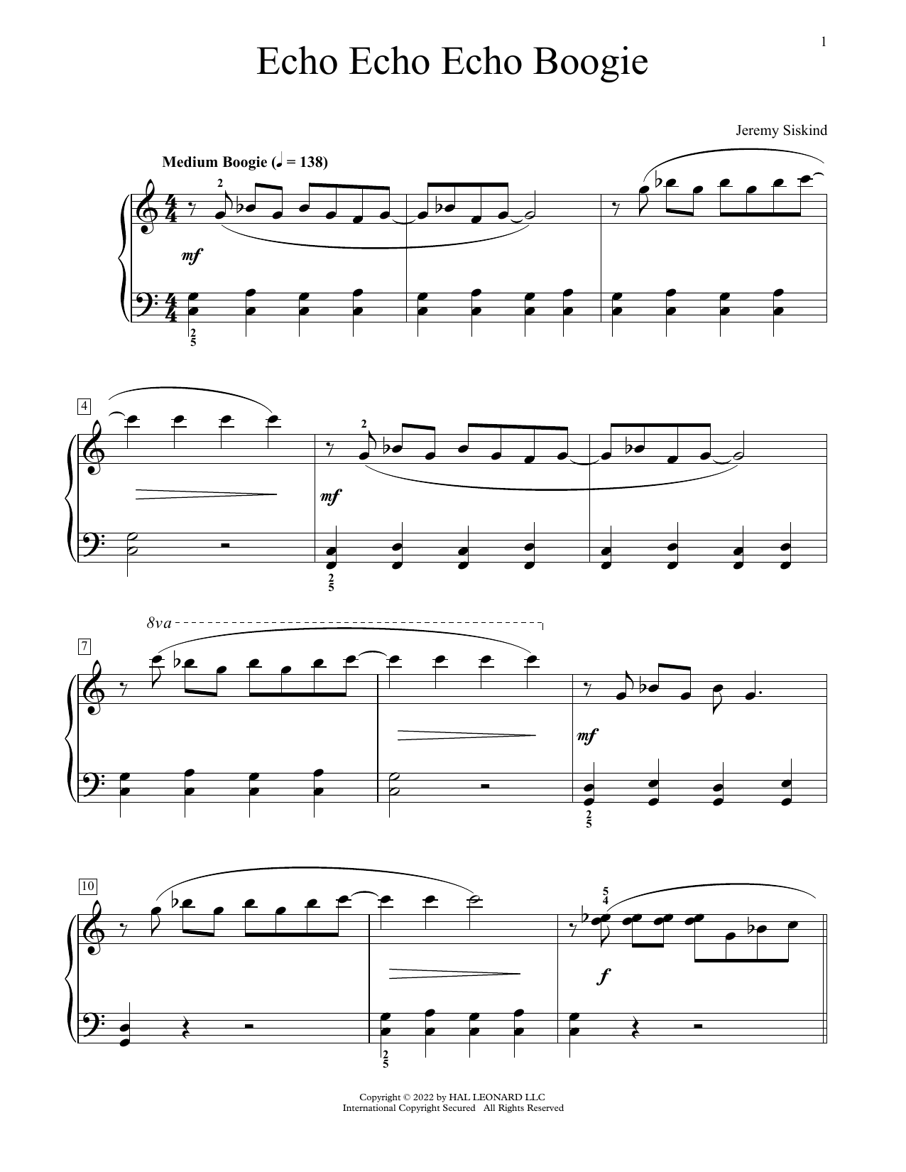 Produktbild zu: Echo Echo Echo Boogie