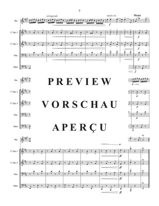 Produktgalerie: Seite 9 von 21 Czardas , , (Blechbläser Quartett + Horn in F Solo)