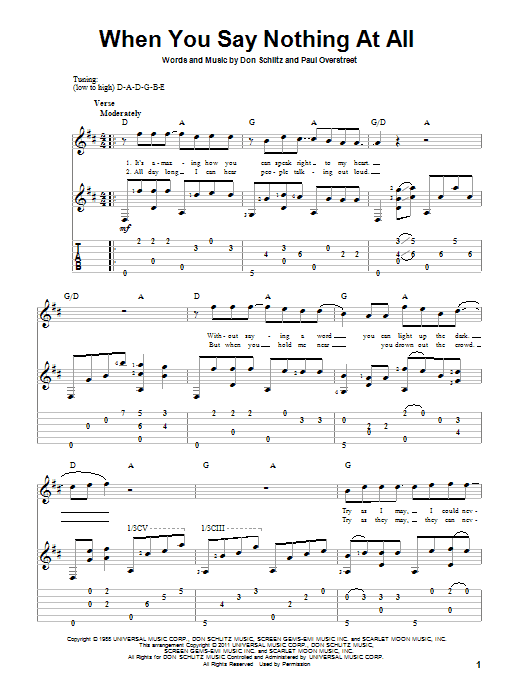 Produktgalerie: Seite 1 von 1 When You Say Nothing At All, Alison Krauss & Union Station, Gitarre