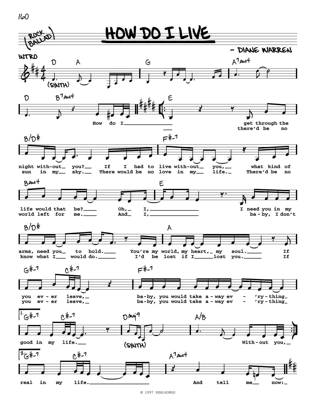 Produktbild zu:  How Do I Live - LeAnn Rimes