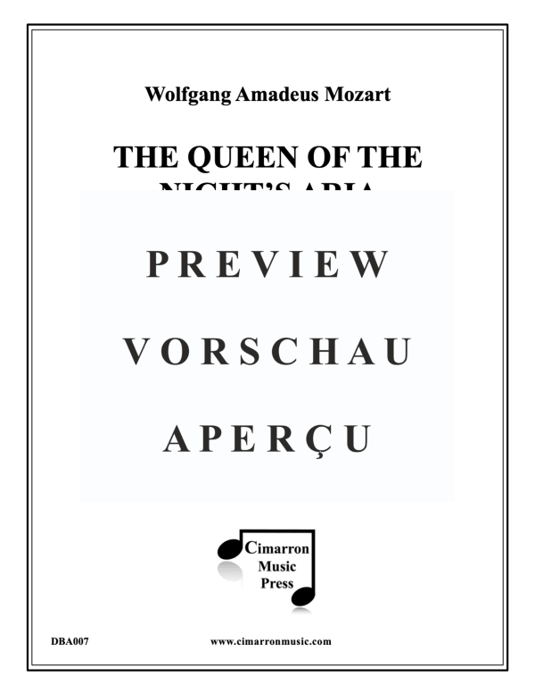 Product gallery: Page 2 of 11 Queen of the Night's Aria, , Brass Quintet