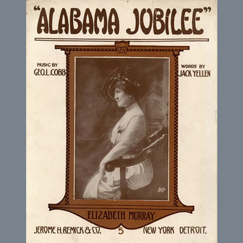cover: Alabama Jubilee, George L. Cobb, Gesang, Gitarre, Klavier