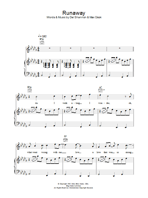 Produktgalerie: Seite 1 von 1 Runaway, Del Shannon, Gesang, Gitarre, Klavier