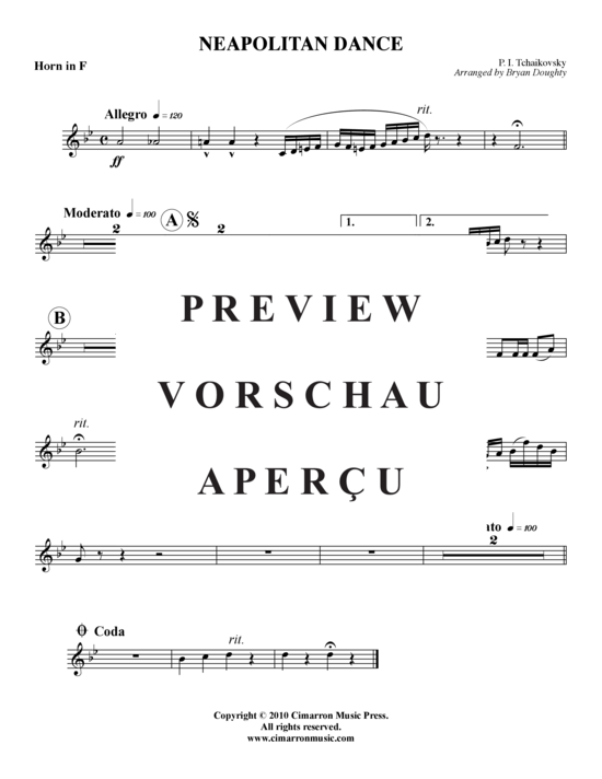 Product gallery: Page 4 of 10 Neapolitan Dance , , (baritone/pos + brass quintet)