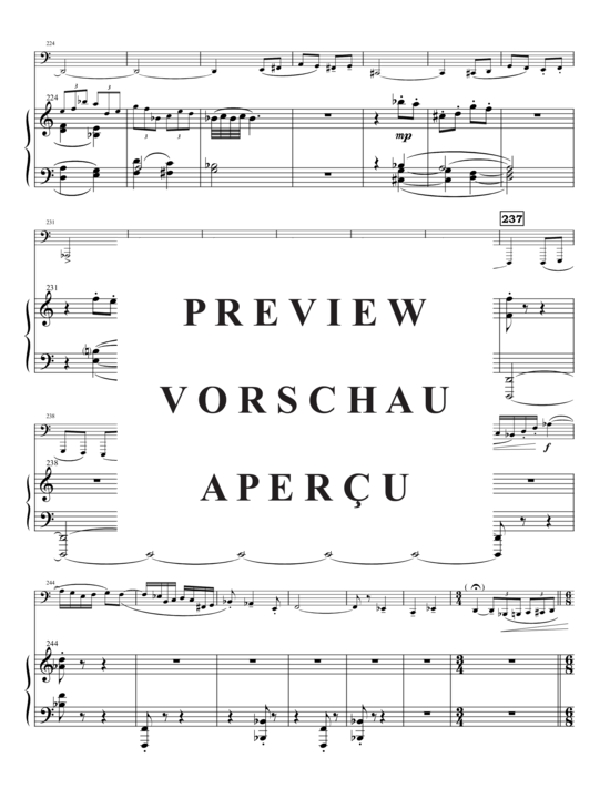 Produktgalerie: Seite 12 von 21 Concerto for Tuba and Chamber Orchestra , , (Tuba Solo + Klavier)
