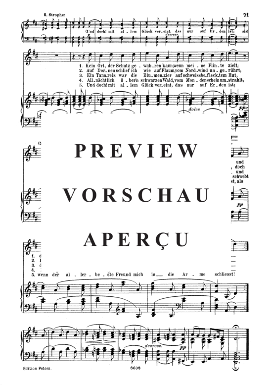 gallery: Jägers Liebeslied D.909, , Gesang mittel und Klavier